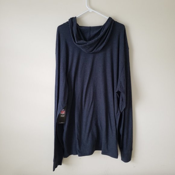 '47 Houston Texans Lightweight Hoodie Sweatshirt Men's Size XXXL 3XL Blue NWT - Picture 6 of 11